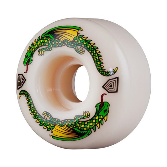 Powell Peralta Dragon Formula Skateboard Wheels 52mm x 31mm 93A Off White