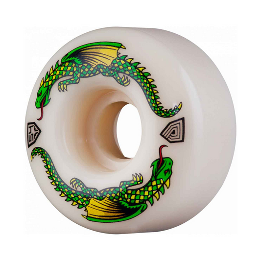 Powell Peralta Dragon Formula Skateboard Wheels 54mm x 34mm 93A Off White